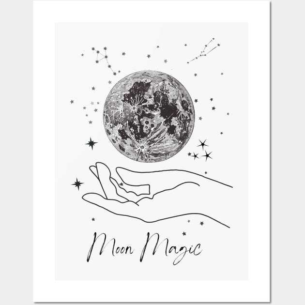 Moon Magic Light Wall Art by AtHomeNinjaKeisha